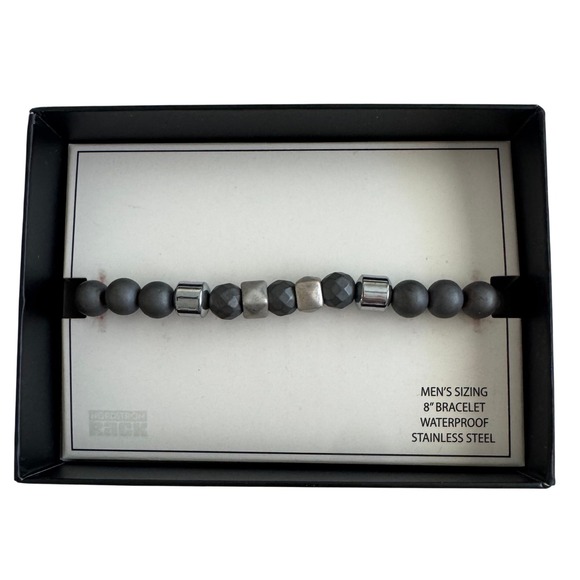 Stainless Steel Beaded Bracelet - Picture 1 of 2